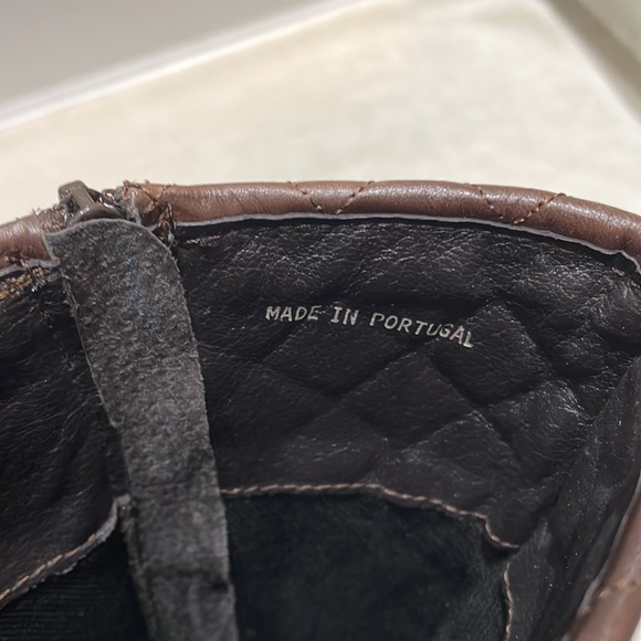 Browns Tan Moto Boots - Picture 6 of 7